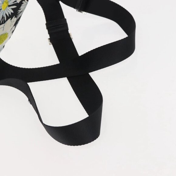 PRADA Backpack Nylon Black Silver Auth am9106 - Picture 8 of 16